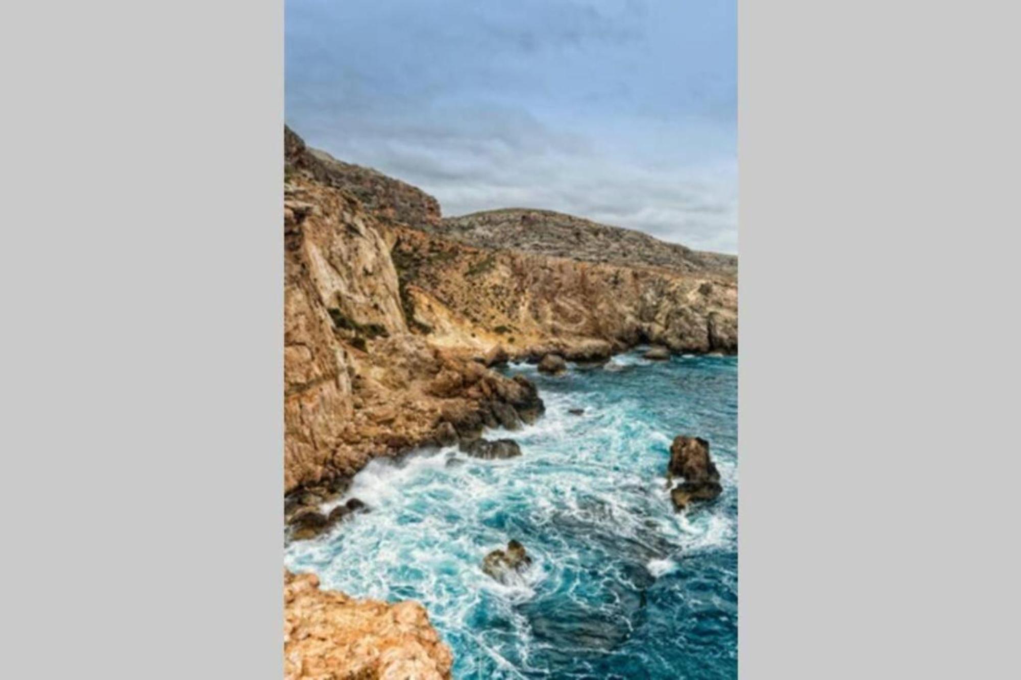 Authentic Gf Apartment With Terrace At The 3 Cities Marina Cospicua Eksteriør billede